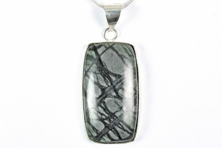 Polished Picasso Marble Pendant (Necklace) #346277